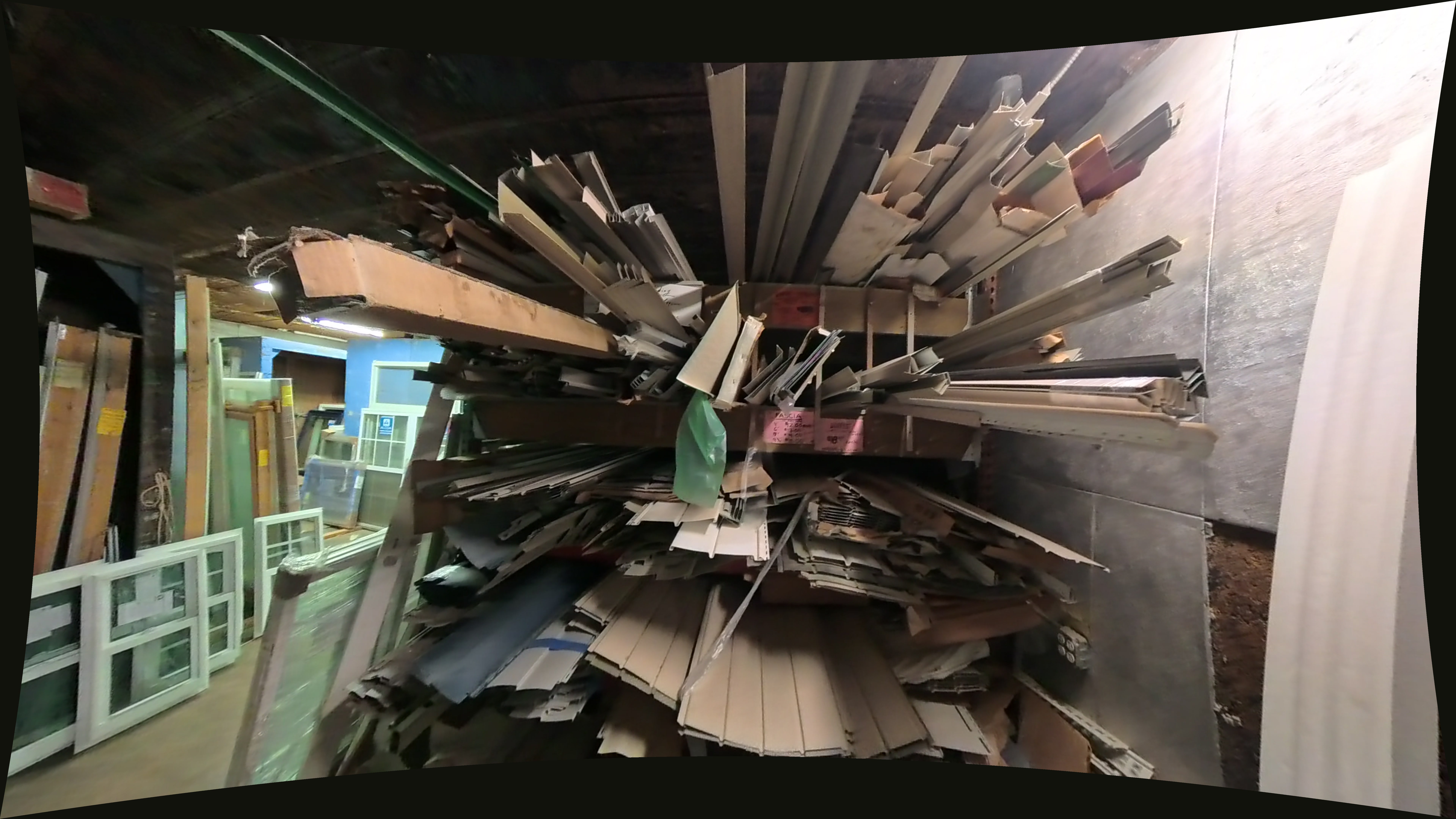 Vinyl Siding Pieces, Various Colors And Lengths