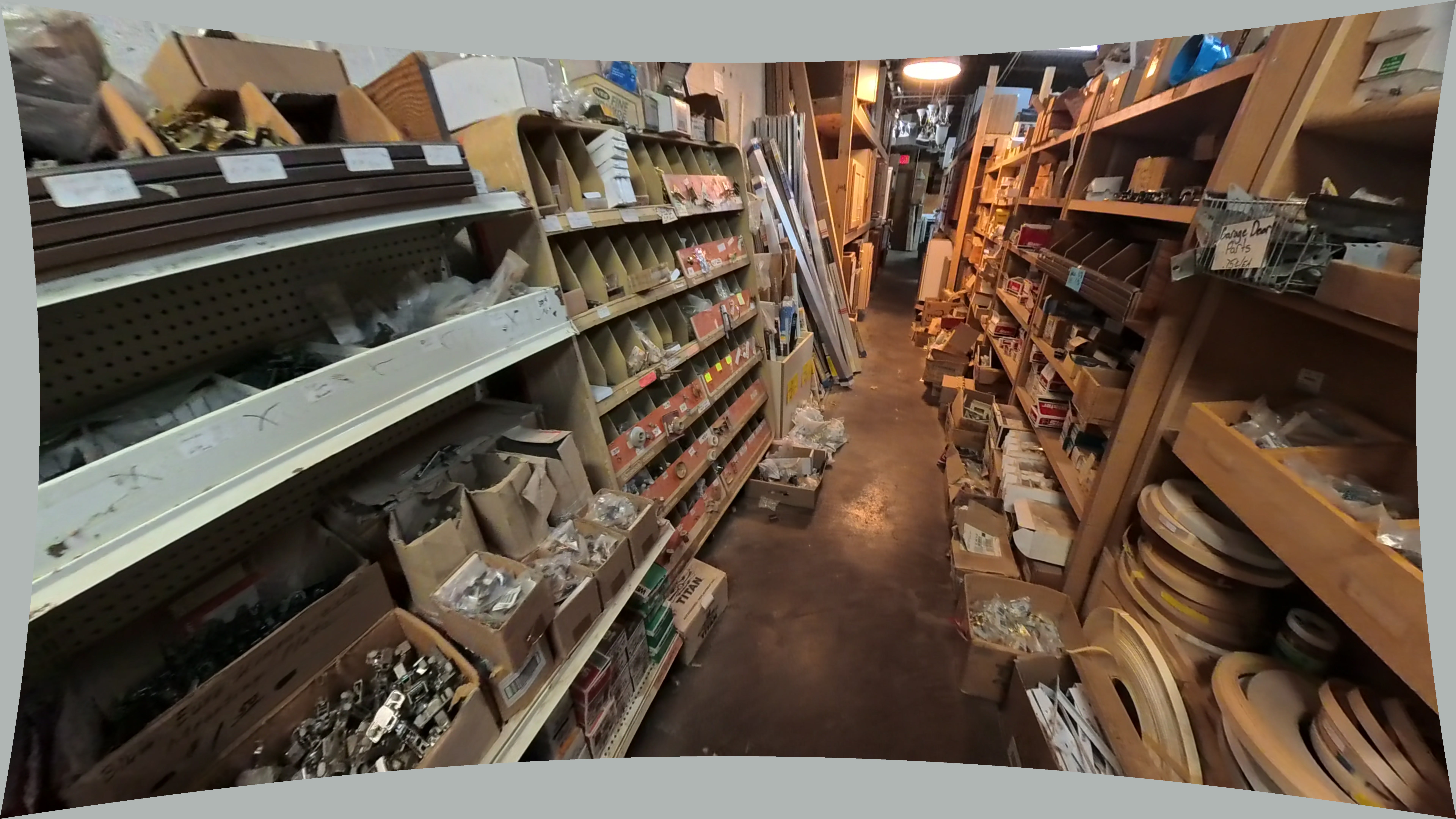 Assorted Hardware In Floor Boxes