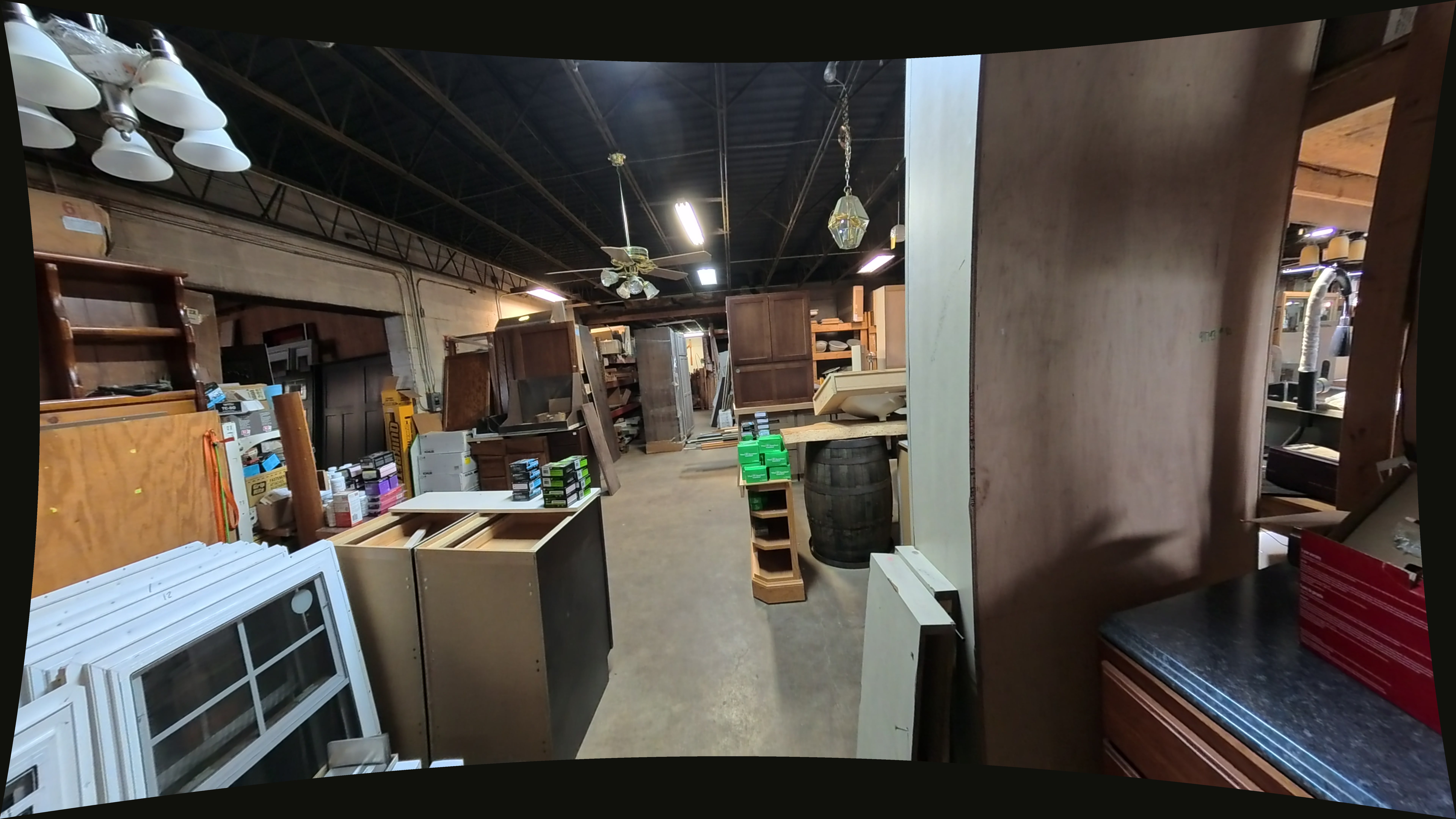 Local Consignment / Builders Corner Rustic Wooden Barrel