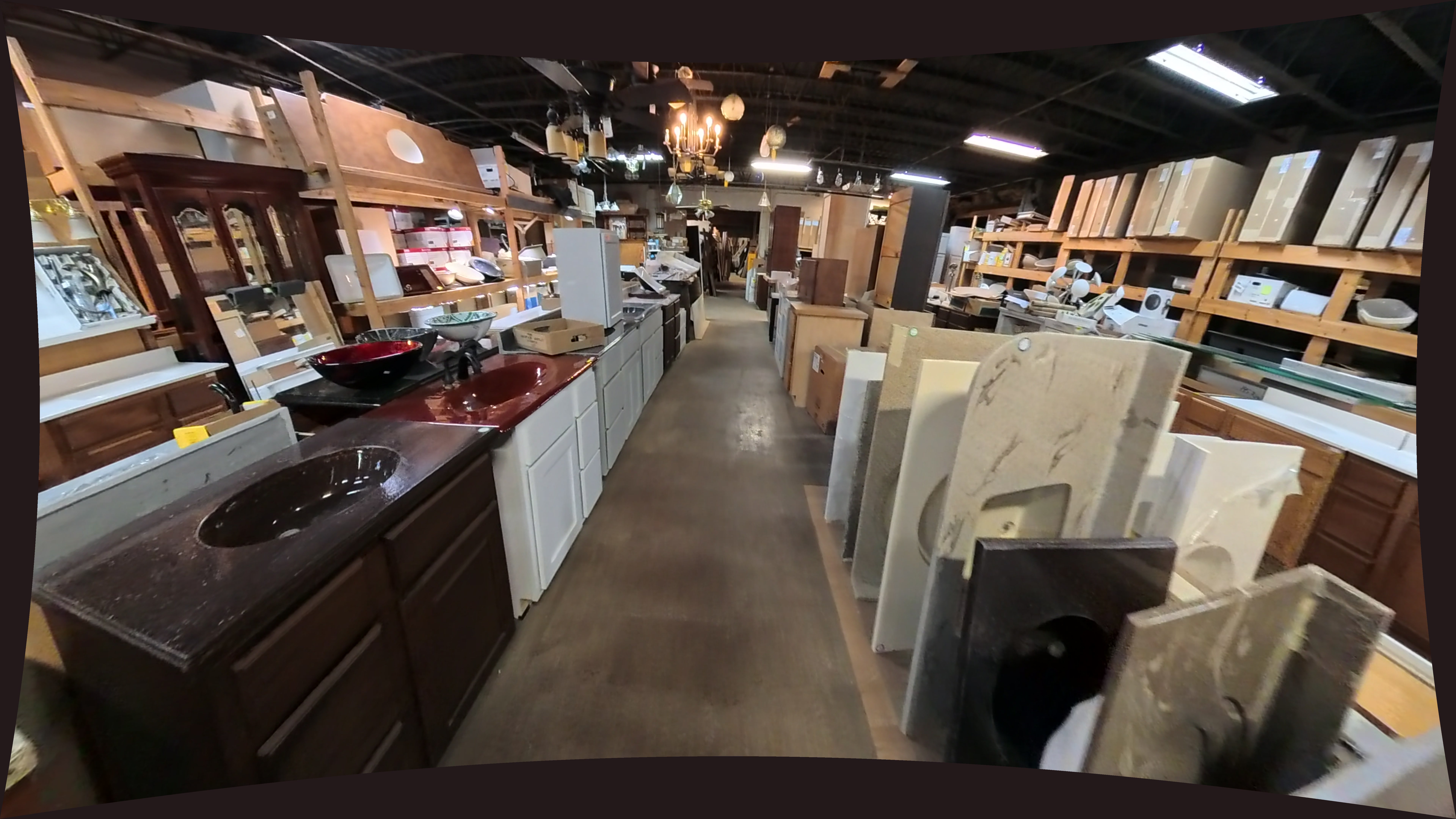Boxed Inventory On Warehouse Shelving