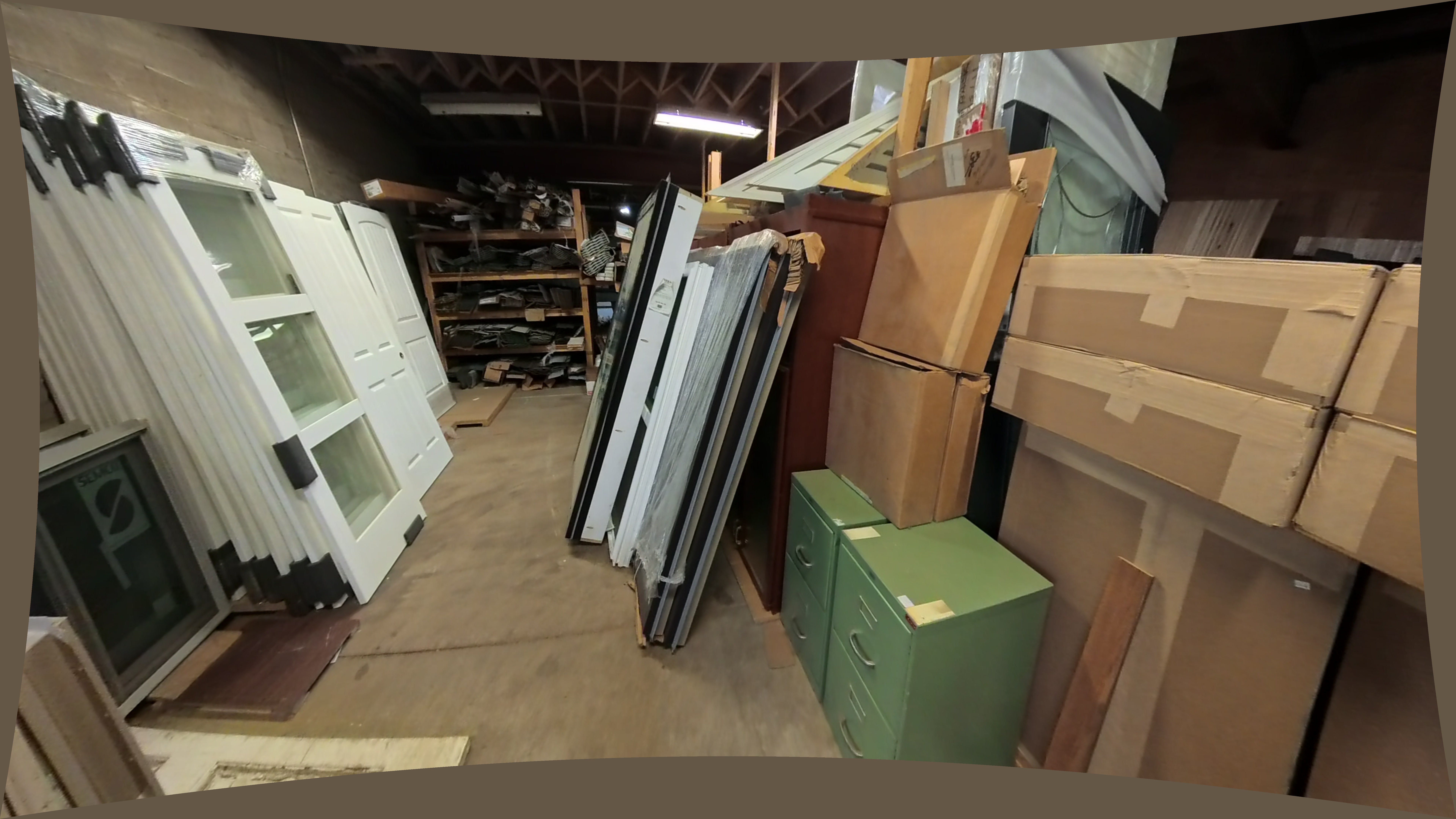 2-drawer Metal Filing Cabinet, Green