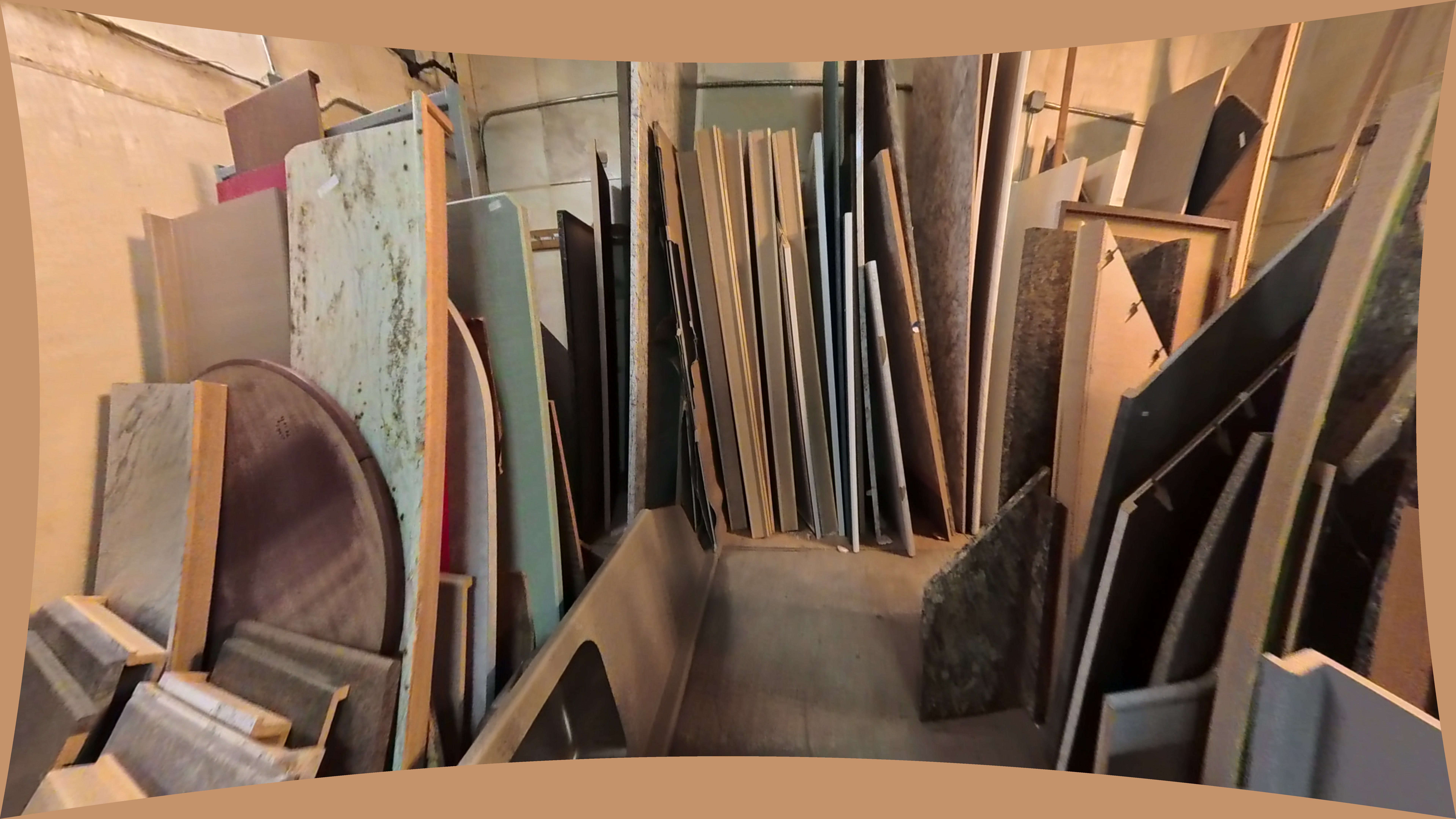 Western Building Products Assorted Wood And Laminate Panels, Vertical Stack