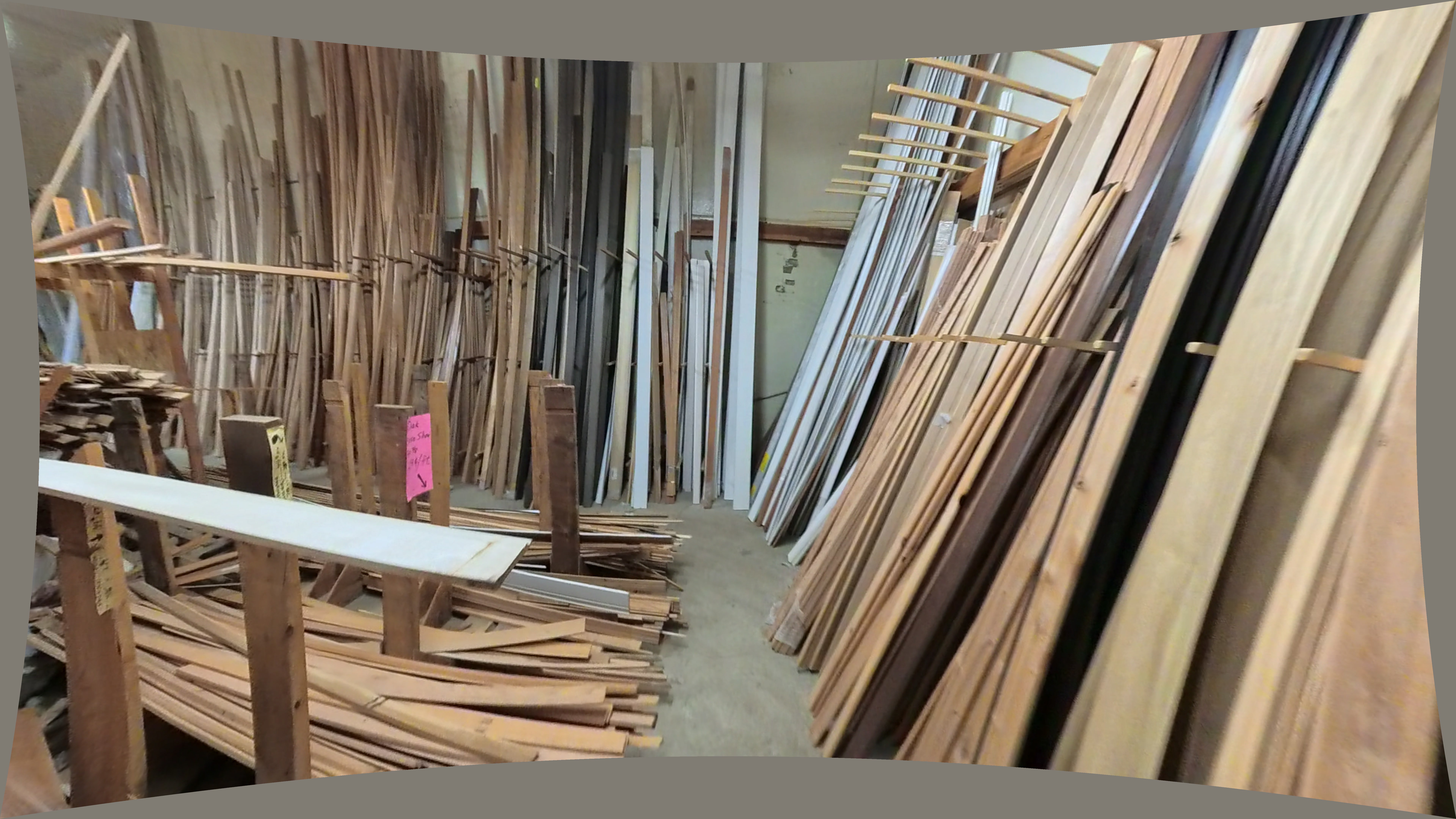 Alexandria Moulding Vertical Wood Molding, Natural Finish