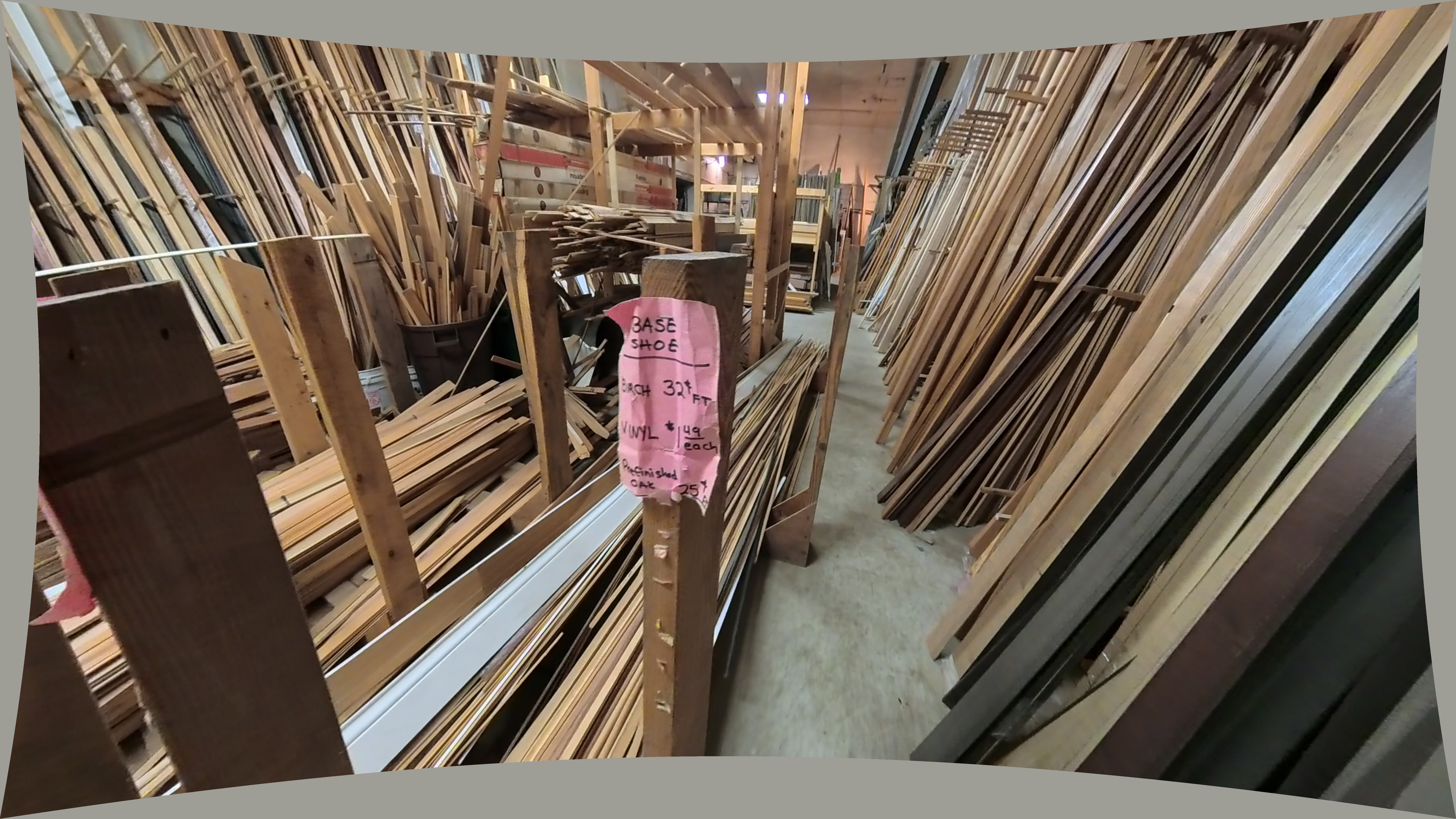 Assorted Wood Molding And Trim (Vertical Racks) view 2