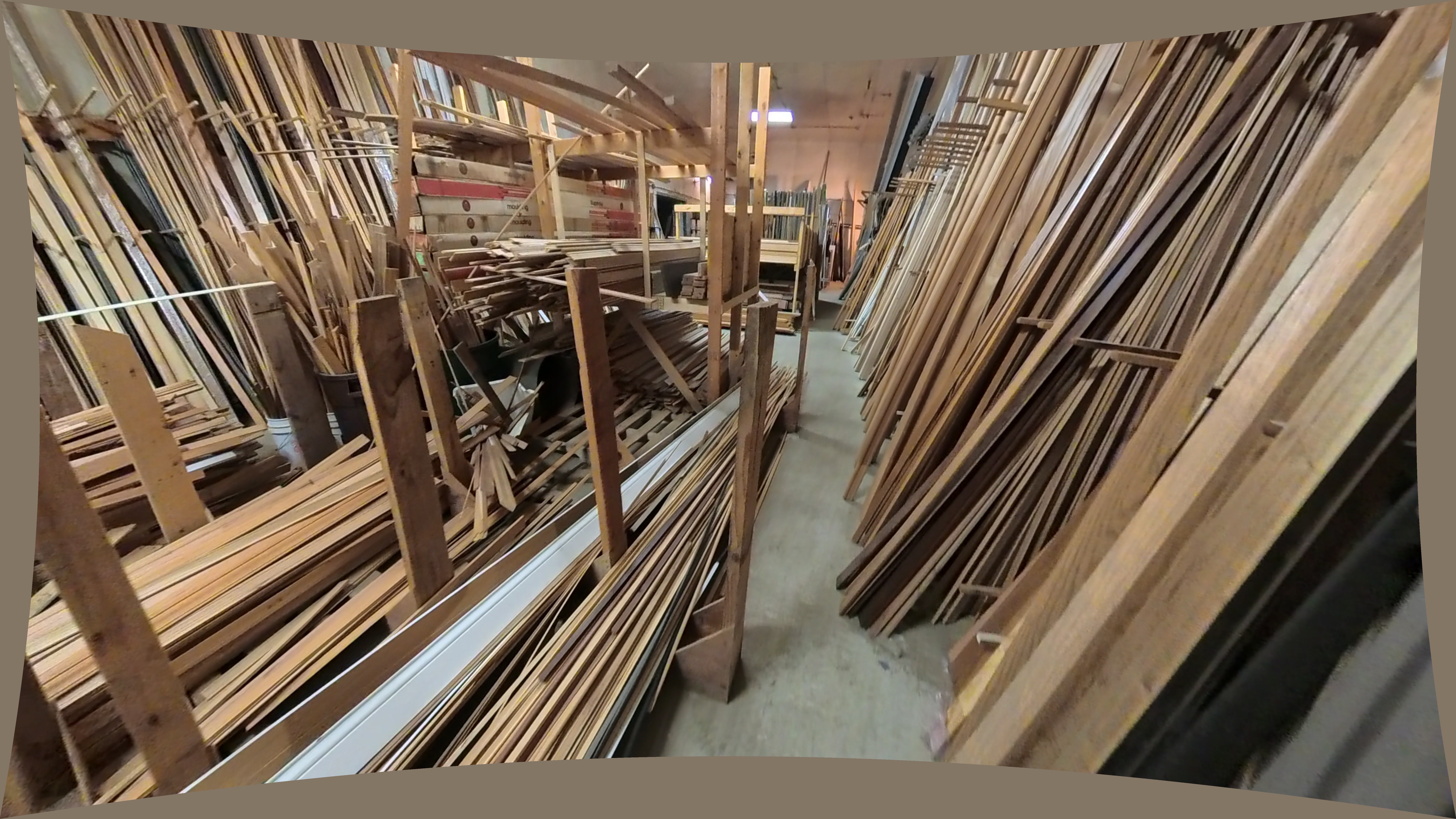 DG Moulding Assorted Horizontal Wood Molding And Trim, Lower-left Rack