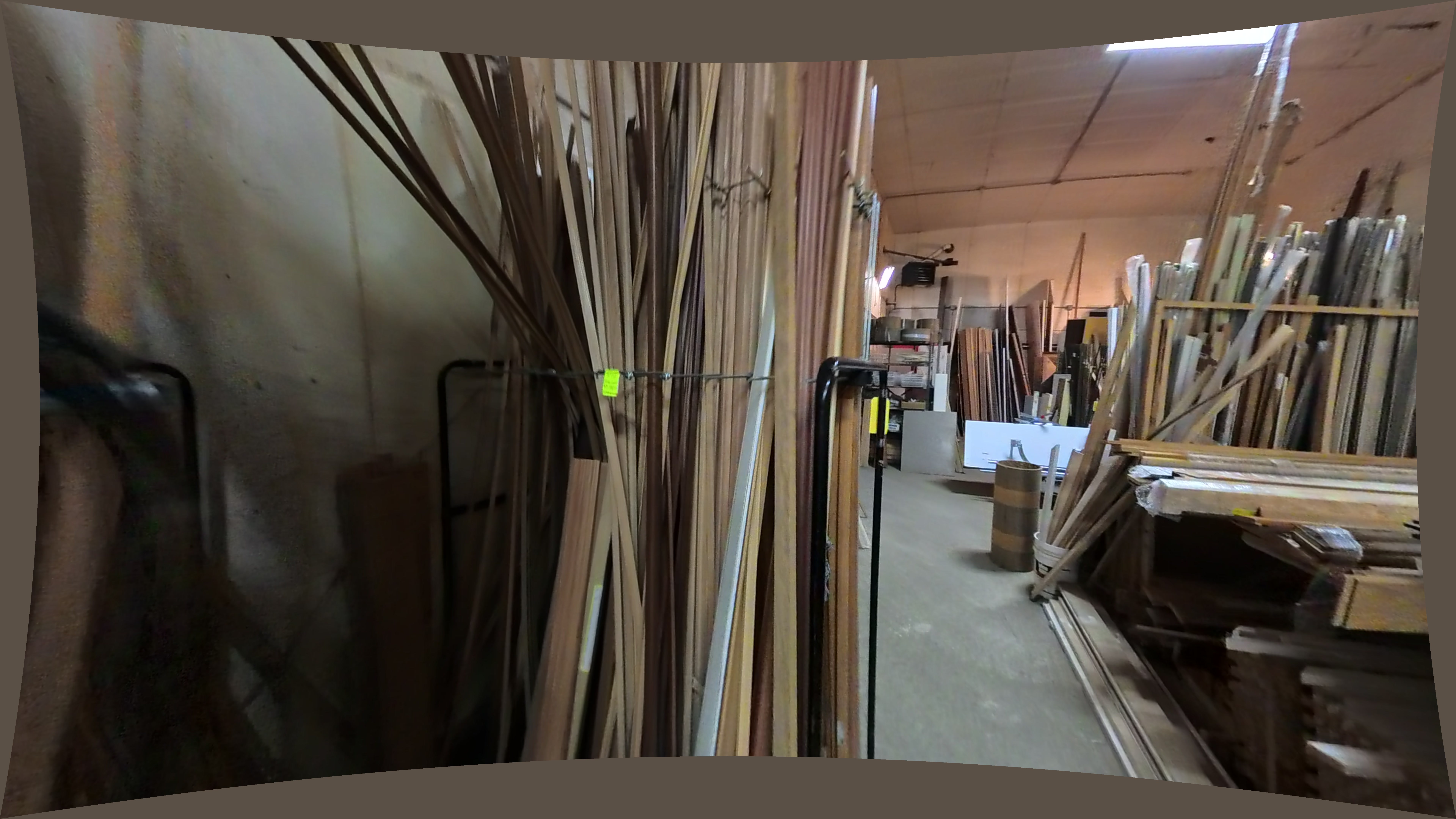 Assorted Vertical Wood Molding, Right Rack