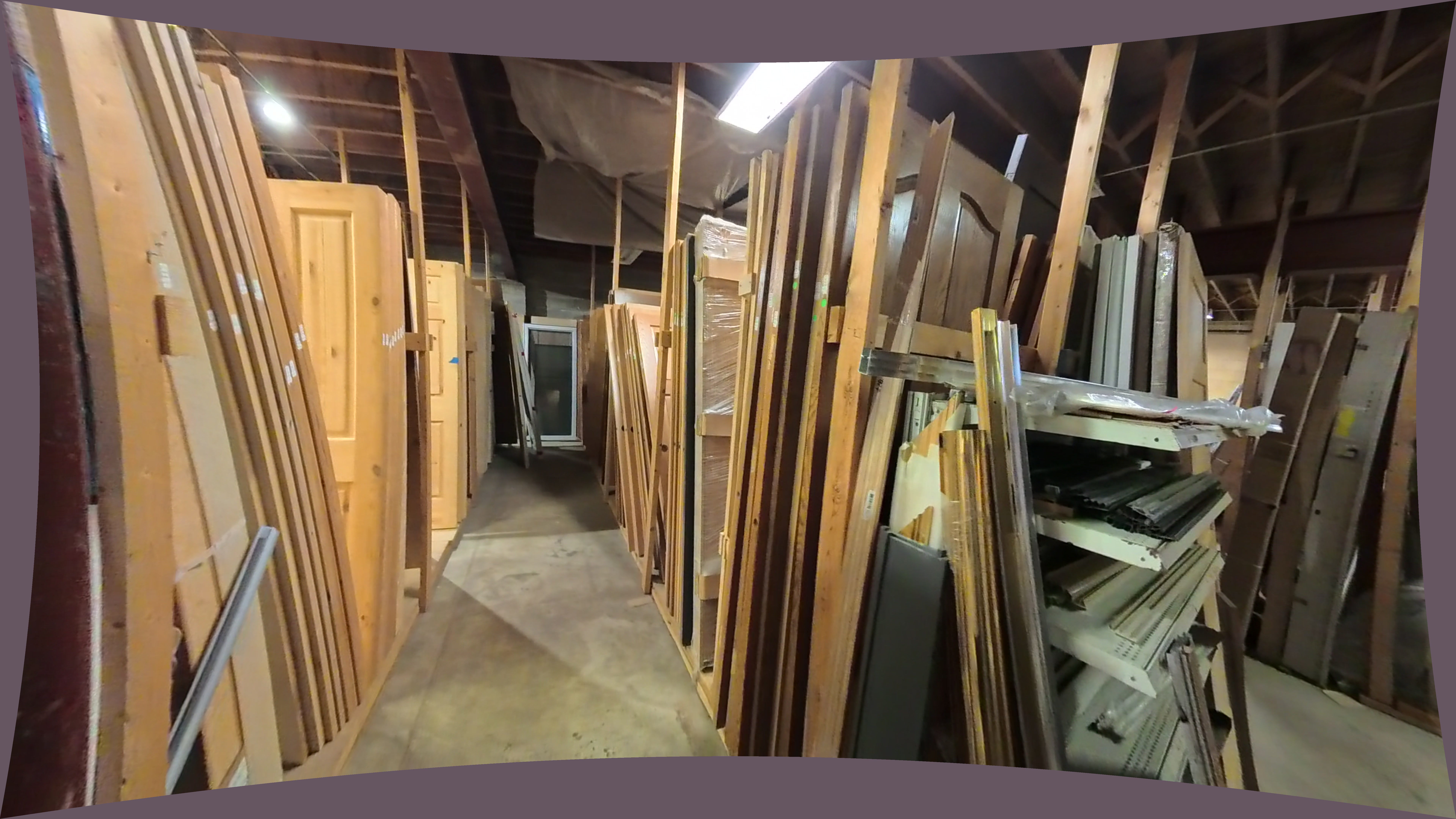 Metal Thresholds And Tracks On Shelving