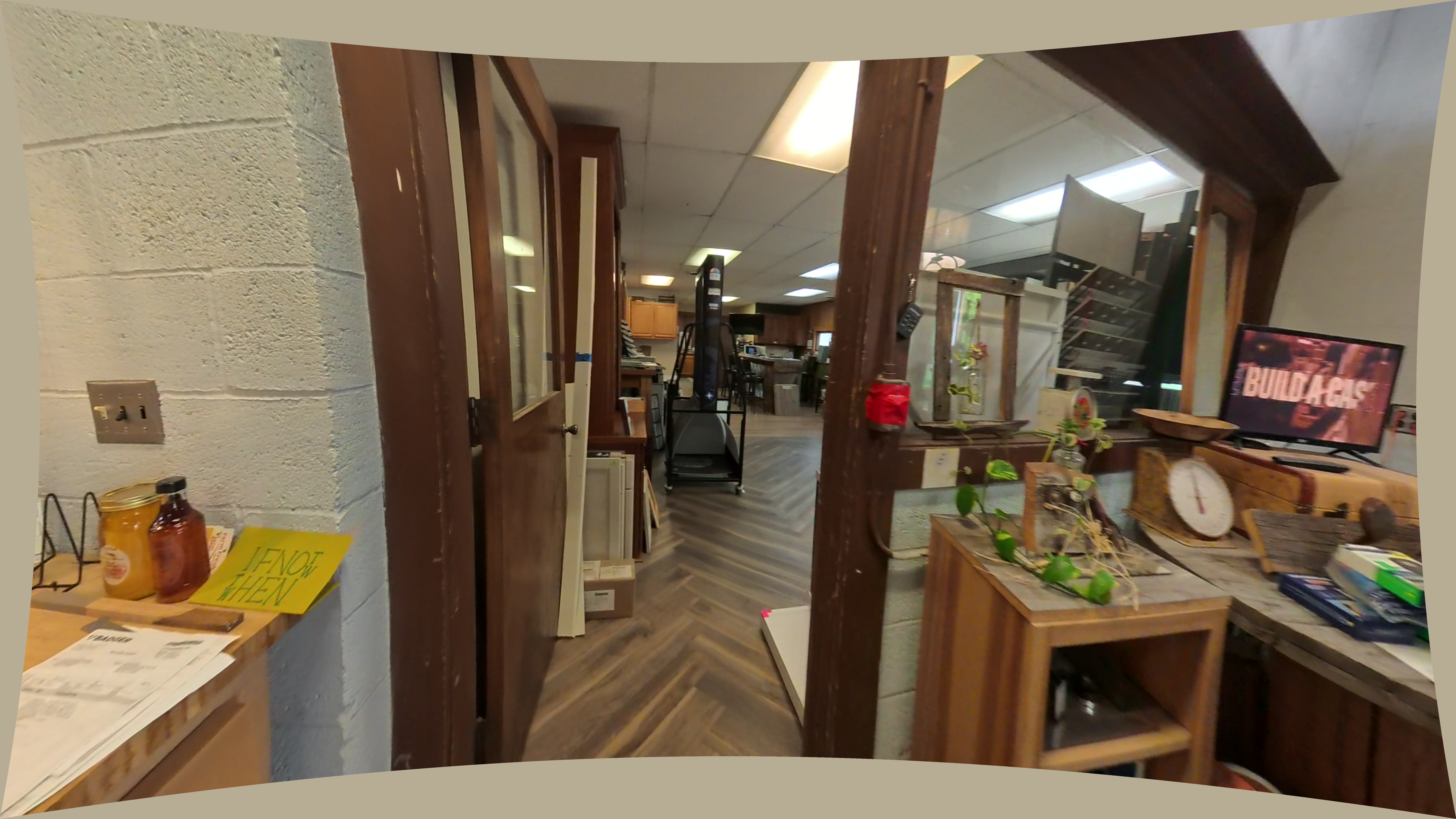 Local Consignment / Builders Corner Rustic Decorative Wooden Frame