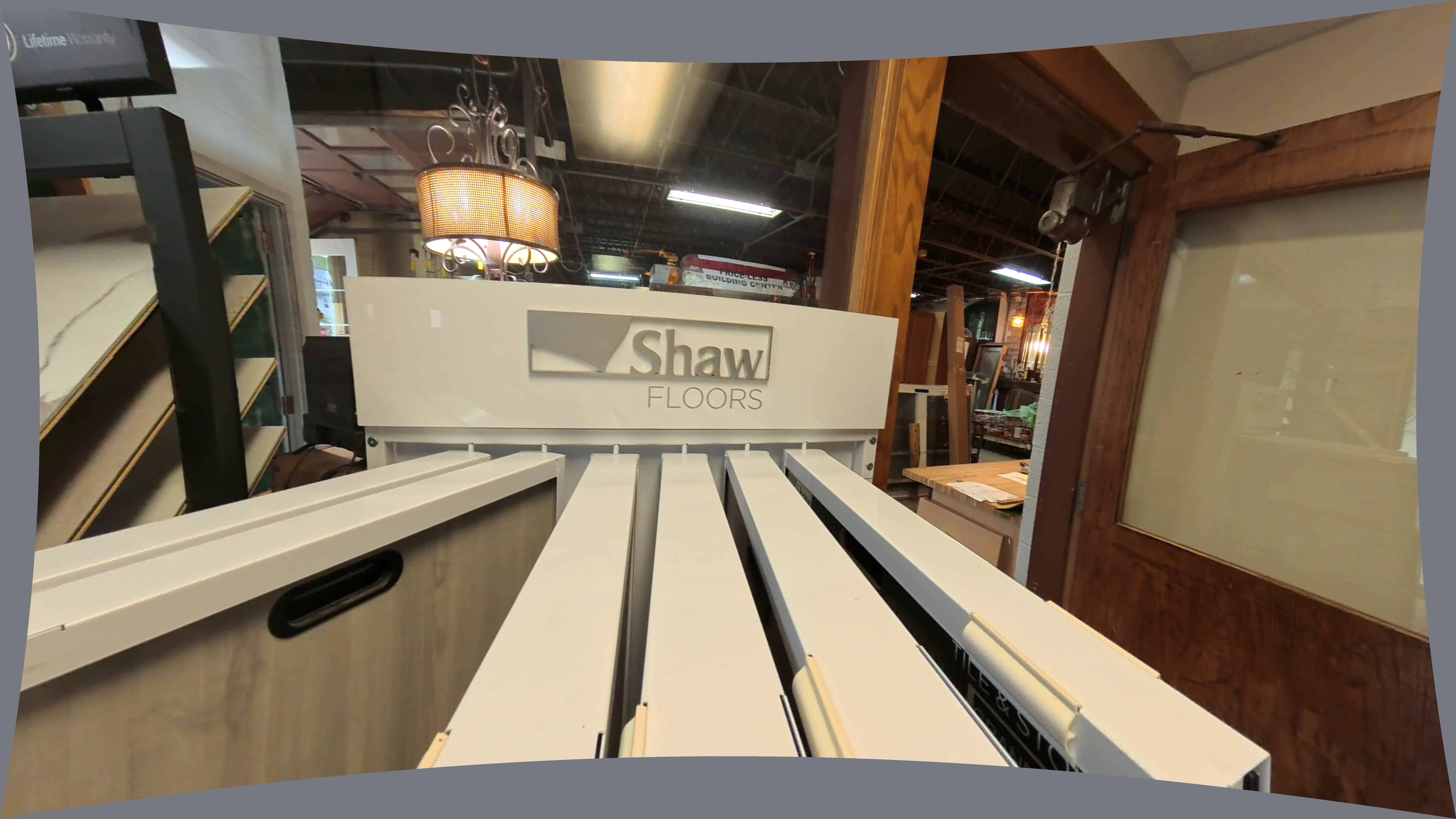 Shaw Floors Display Rack With Samples view 2