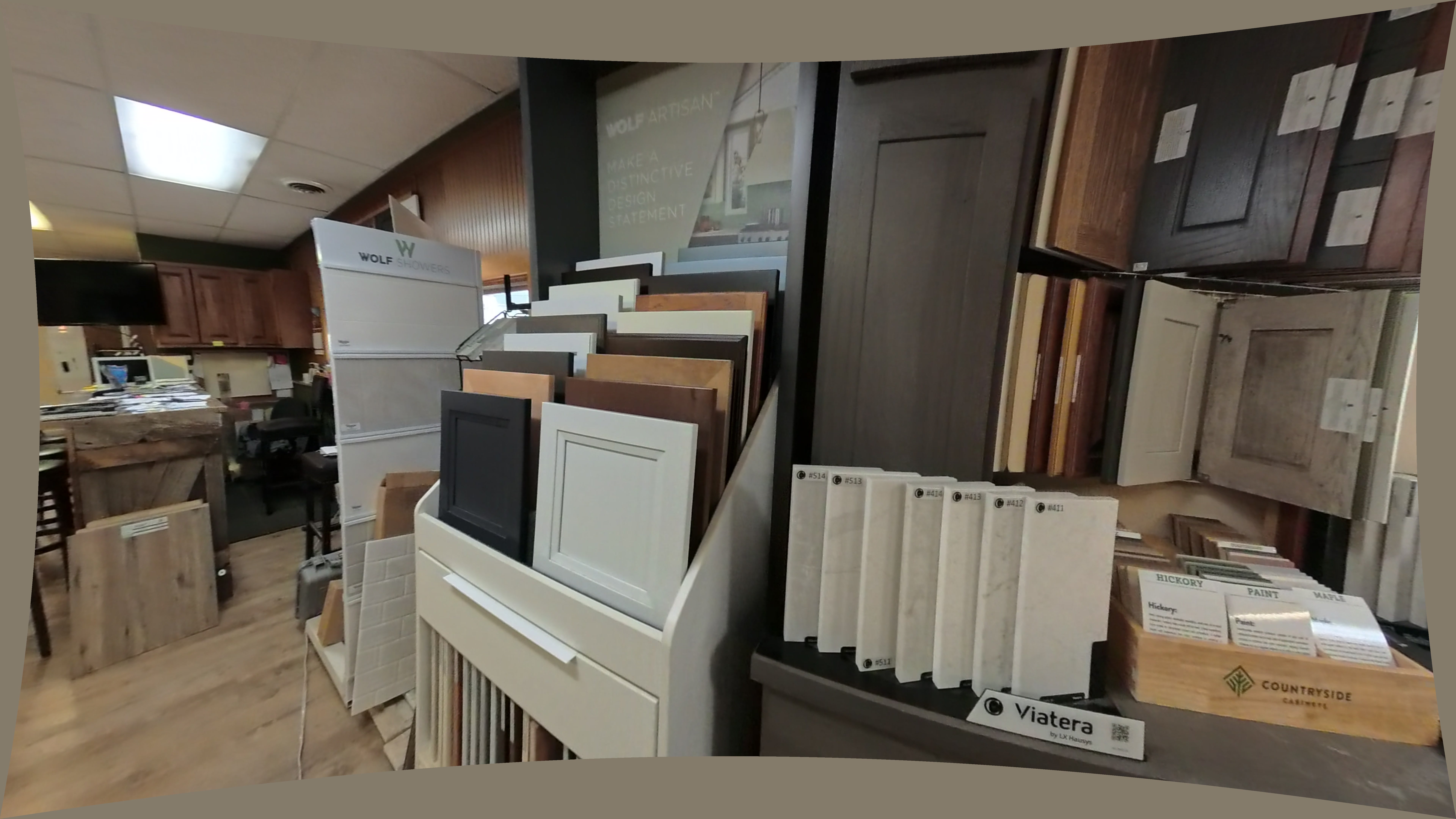 Wood-look Flooring Samples
